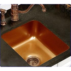 CorStone Exeter Undermount Social/Prep Sink, Copper
