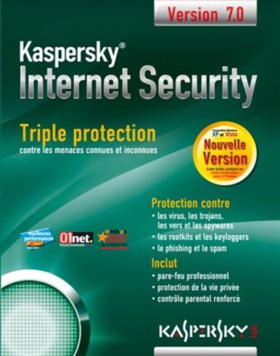 Kaspersky Internet Security 7.0 (2 Postes, 1 an)
