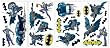 Batman Gotham Gaurdian Wall Decor Sticker Appliques