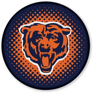 NFL Chicago Bears 22.5-Inch Round Bath Rug