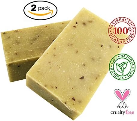After Sun Care Soothing, Moisturizer, Cleansing Peppermint Soap Bar - Reduce Inflammation with Cooling Peppermint, Antioxidant Rich Wheat Grass, & Moisturizing Coconut Oil - Try Pepé All Natural After Sun Soothing & Moisturizing Bar