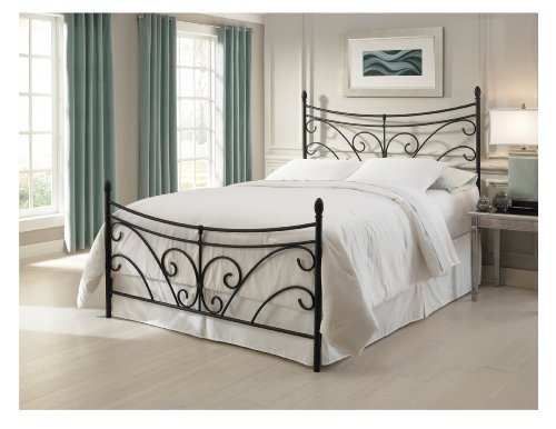 Leggett and Platt Fashion Bed Group Bergen Bed, Queen, Black