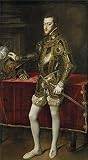 The High Quality Polyster Canvas Of Oil Painting 'Titian [Vecellio Di Gregorio Tiziano] Felipe II 1550 51 ' ,size: 24 X 44 Inch / 61 X 111 Cm ,this Imitations Art DecorativePrints On Canvas Is Fit For Wall Art Artwork And Home Decoration And Gifts