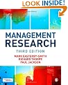 Management Research: Theory and Practice (SAGE series in Management Research)