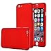 iPhone 6S Plus Case, Pandawell™ 360 Degree All-round Full Body Protection Hard Slim Case with Tempered Glass Screen Protector for Apple iPhone 6 Plus / 6S Plus 5.5 inch (Red)