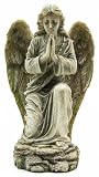 Weeping Angel Praying Statue II Christian Memorial Sculpture