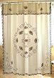 Vintage Patchwork Floral Shower Curtain W/valance C