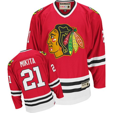 Ccm Chicago Blackhawks Stan Mikita Team Classic Vintage Jersey Medium