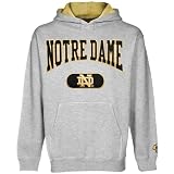NCAA Notre Dame Fighting Irish Mens Varsity Popover Hoodie - Ash