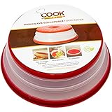 CookArt Microwave Plate Cover Food Strainer Collapsible Colander Ultimate Kitchen Tool Easy to Clean Use and Store