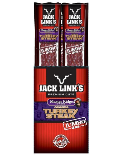 Jack Link's Beef Steak, Turkey Original Flavor, 2-Ounce Packages (Pack of 12) by Jack Links