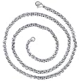 Simply Elegant: Unisex Stainless Steel Box 20 Inch Chain Necklace Free Shipping