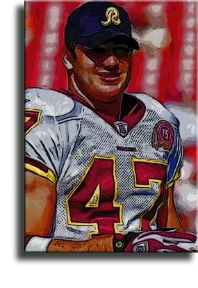 Completely Handpainted American Football Sport Painting, Custom Order FL4787, Oil on Canvas, with Option to Paint Jerry, Brett & Co. from Any Other Favorite Photograph or Picture, Unframed, Size 20