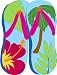 Flip Flops, Arts 'n Crafts Regular Size Applique Flag