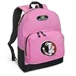 FSU Backpack Pink Florida State University for Travel, Daypack CUTE School Bags Best Unique Cute Gifts for Girls, Students Ladies -