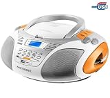 from METRONIC METRONIC Sport White CD / MP3 / USB Radio + Gulli flash drive bracelet