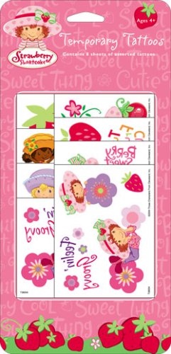 Childrens Toyshop  Toys : Strawberry Shortcake Temporary Tattoo Pack of 40