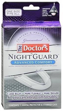 Doctor's Nightguard Dental Protector Advanced Comfort For Teeth Grinding (2 Pack) by Medtech Products