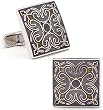 Purple Enamel Tracery Cufflinks
