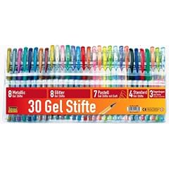 Idena 512269 - Gelschreiber, 5 verschiedene Sorten, 30 St�ck