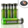 Reduce, RECHARGE, Recycle! TruCELL AA NiMH Pre-Charged 2200mAh Rechargeable Batteries - Includes 4 Batteries! **Includes Mouse Pad**