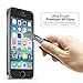 iPhone SE, 5, 5c, 5s Ultra Clear and Premium Tempered Glass Screen Protector, Protects Your iPhone From Drops And Scratches - Ultra Tough with Max Sensitivity