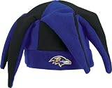 Baltimore Ravens Color Block Santa Hat