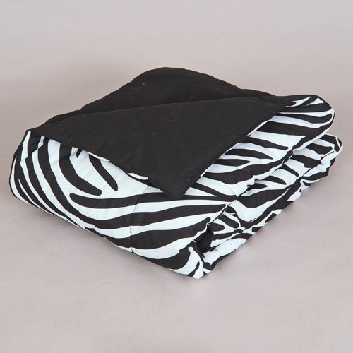 Down Alternative Throw Zebra/Black 50