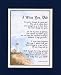 I Miss You, Dad Touching 8x10 Bereavement Poem, Double-matted In Navy Over White And Enhanced With Watercolor Graphics.