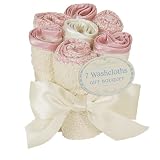 Bumkins Rose Org Cotton Washcloth