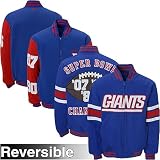 G-III New York Giants Reversible Super Bowl Commemorative Canvas Jacket