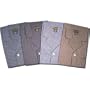 Men's Alexander Julian Long-sleeve, long-leg Coat-style Broadcloth Pajamas
