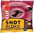 Clif Shot Bloks Organic Energy Chews, Black Cherry, 2.1-Ounce Packets (Pack of 12)