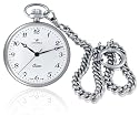 Catorex Men's La Pautele Palladium Brass White Dial Pocket Watch