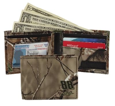 NASCAR Motorsports Men's Earnhardt Jr Billfold Wallet, Realtree Camo