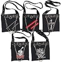 Demonia Handbag HB-012 Gothic Shoulder Bag, Available in 5 Styles