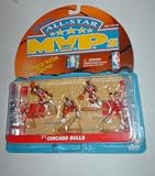 Galoob's All-Star MVPs Chicago Bulls Poseable Action Figures 1997 Edition