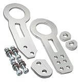 Acura Integra RSX All Model JDM FWR Silver CNC Aluminum Towing Front and Rear Tow... by Fastwayracer