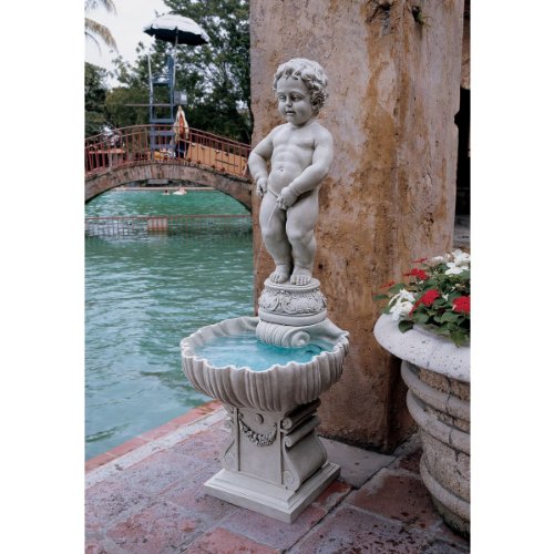 Complete Manneken Pis Fountain with Base (as shown)
