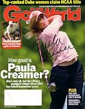Paula Creamer (LPGA) autographed 2005 Golf World magazine