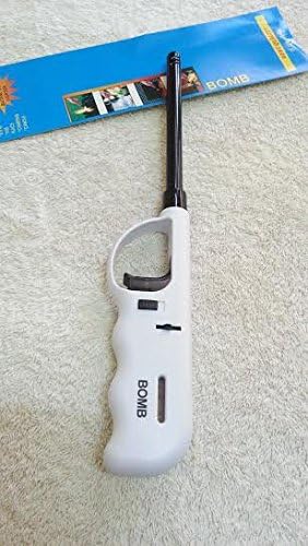 3 Pack Refillable Lighter for Kitchen Camping Grilling BBQ Home Adjustable Flame - Sent Color Randomly