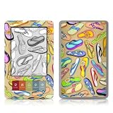 Flip Flops Design Protective Decal Skin Sticker for Barnes and Noble Nook E-Book Reader