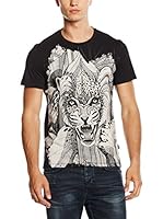 Just Cavalli Camiseta Manga Corta (Negro)