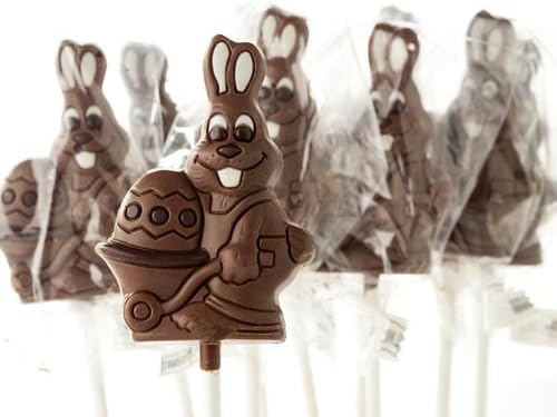 Chocolate Easter Bunny Wheelbarrow Lollipop Milk Free, Nut Free, Gluten Free,...