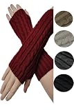 Immersch�n Gestrickte Armstulpen zum Lagenlook, fingerlos, Damen Accessory