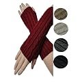 Immersch�n Gestrickte Armstulpen zum Lagenlook, fingerlos, Damen Accessory