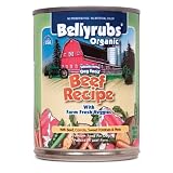 Bellyrubs Organic Wet Canned Dog Food, Beef Recipe with Farm Fresh Veggies