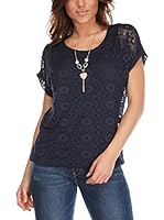 Fleur Bleue Camiseta Manga Corta Carole (Azul)