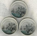 Asian-style Mini Saucers - Set of 3