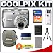 Nikon Coolpix P4 8.1 megapixel Digital Camera + Transcend 1GB 80x SecureDigital (SD) Card + High Speed USB 2.0 SecureDigital (SD) Card Reader + ImageRecall Digital Image Recovery Software + Spare DB-ENEL5 Battery for Nikon + Nikon Coolpix 5611 Case (Camer
